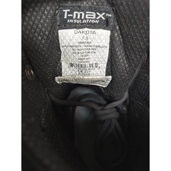 Dakota Men's 6" Quad Basic Steel Toe Composite Plate Work Boots 8006 Tan 7.5M - Picture 4 of 7